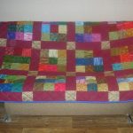 Patchwork blanket on the sofa do it yourself