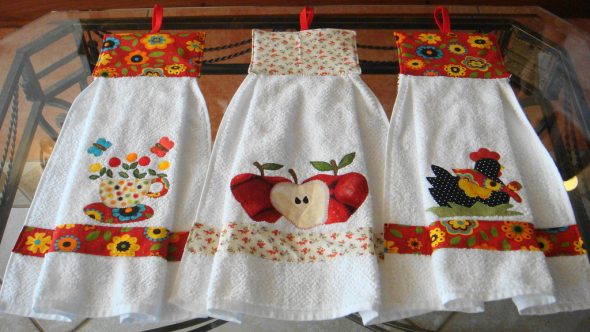 Decorated Kitchen Towels