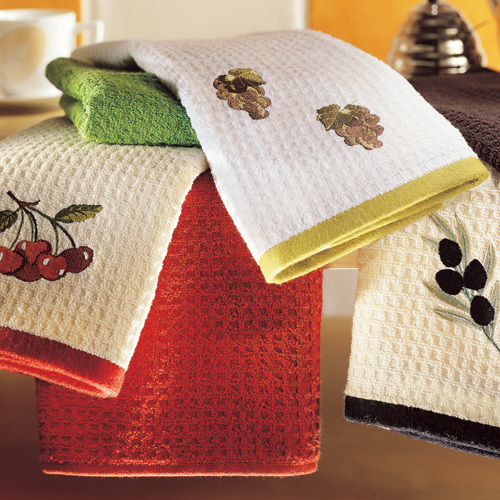 Ręczniki z różnych tkanin