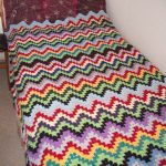 Simple plaid zigzag for single bed