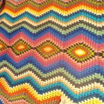 Beautiful handmade knitted blanket