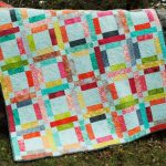 Thin blanket of squares and rectangles with their own hands