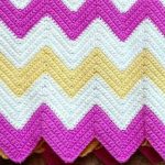 Tricolor plaid Zigzag handmade