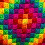 Bright squares collected in increasing diamonds