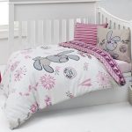 Girl bed set with hares