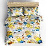 Baby bed set with minions