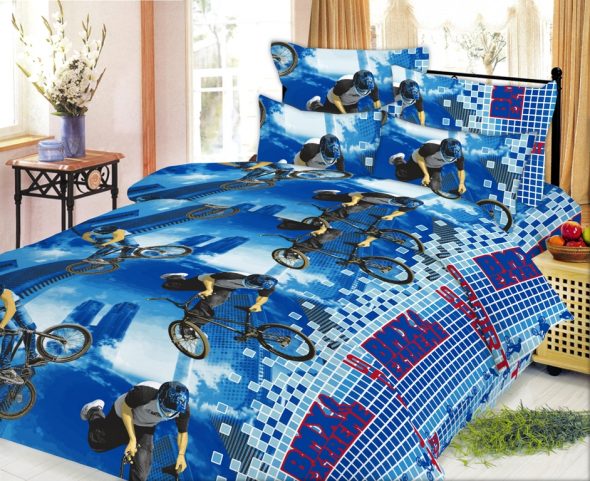 Beautiful and bright bed set