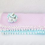 Soft plush blanket in two colors