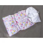 Одеяло - Плик с цветен сатенен джоб с полар