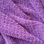 Plush yarn blanket