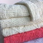 Blankets for kids in different colors and textures