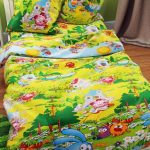 Bed linen Smeshariki for the crib