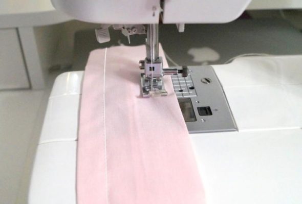 Sew a strip of fabric