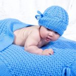 Knitted blanket for the little ones
