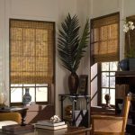 Prozori ukras kabineta bambusa zavjese