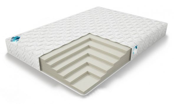 Springless mattress of 6 layers