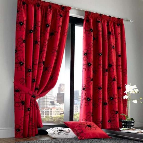 Burgundy curtains do not fit in the nursery
