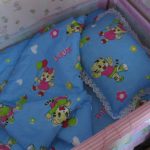 Baby bedding for a boy with his own hands