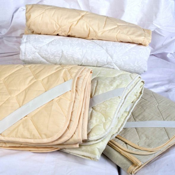 Fastening products to the mattress