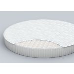 Round mattress pad para sa round bed