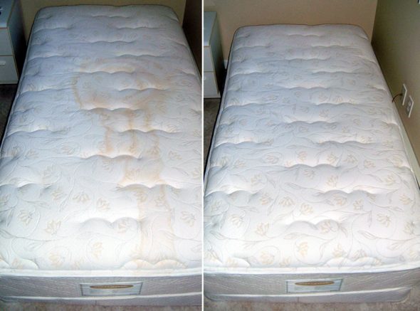Mattress before and after