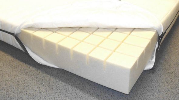 Homemade foam mattress