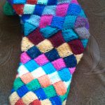 Socks knitted with their own hands