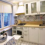 Small linear kitchen