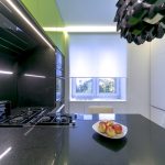 Design a narrow kitchen in a panel house