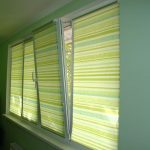 strip curtains on plastic windows