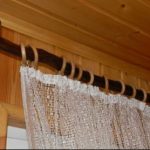 Homemade cornices from natural tree branches