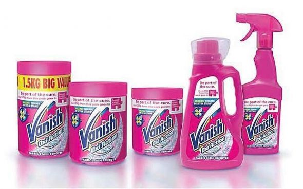 A series of stain removers Vanish