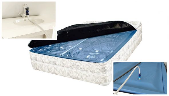 Ang mga water mattress ay nangangailangan ng espesyal na pangangalaga.