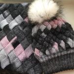 Knitting hats with a scarf