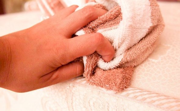 Asciugamano asciutto