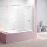 Růžová koupelna vana