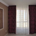 Double-row cornice is not visible at all and creates the illusion of soaring curtains