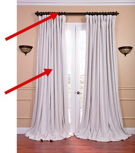 Curtains and cornices