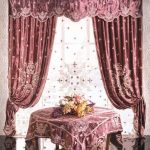 Curtains and drapes with embossed pattern for classic style