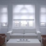 Kaskádové bílé záclony pro obývací pokoj