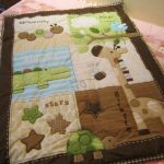 Beautiful tactile blanket suitable for boys and girls