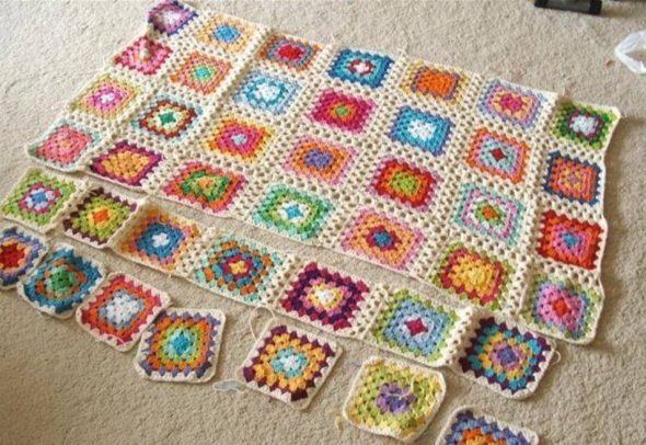 Crochet squares