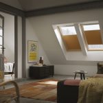 Obývací pokoj design se světlíky