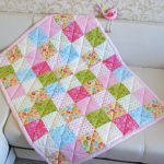 Gentle patchwork princess blanket