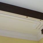 Plastic profile cornice for stretch ceiling