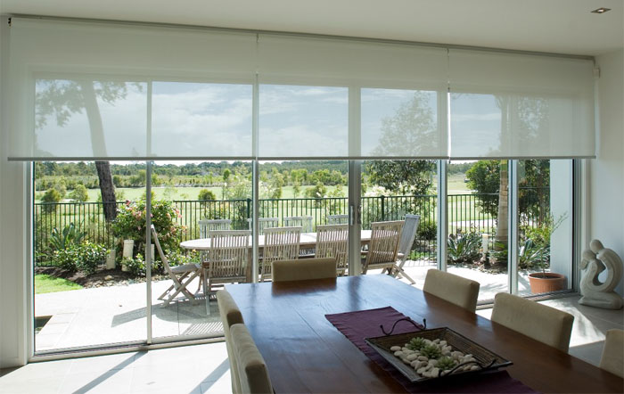 Design of the panoramic window roller blinds