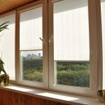 Balkon pencere eşiğinde canlı bitkiler
