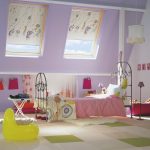 Interiér dětského pokoje pro dívku