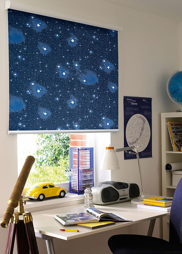 Telescope in the interior of the children's room