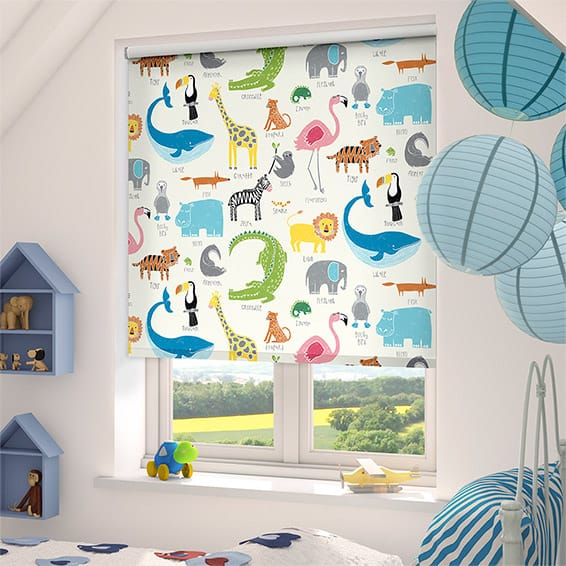 Window decoration in the room for a little boy